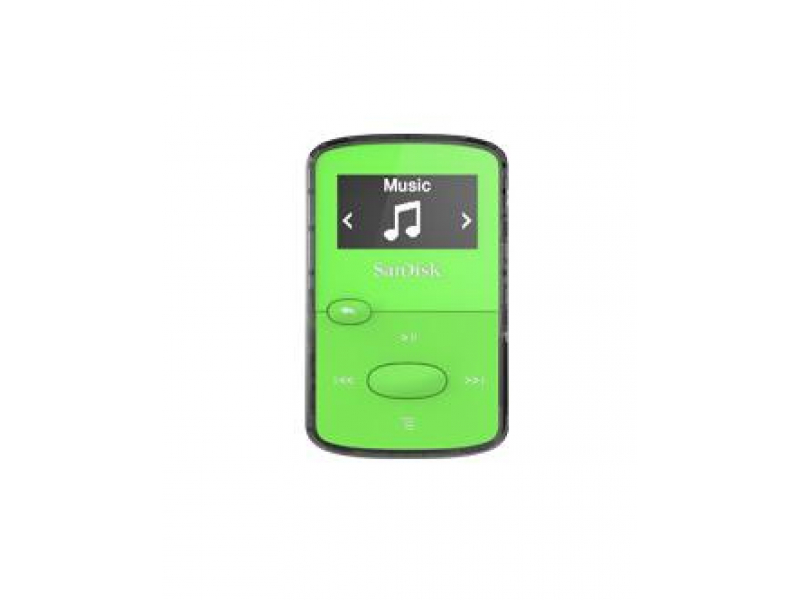 SanDisk MP3 Sansa Clip JAM Green 8GB retail SDMX26-008G-G46G