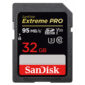 SanDisk SDHC CARD 32GB Extreme Pro 95MB