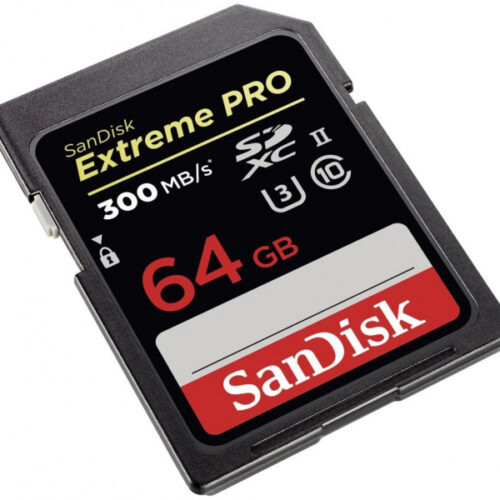 SanDisk SDXC 64GB CARD Extreme PRO UHS-II 300MB
