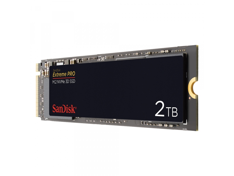 SanDisk SSD Extreme PRO M.2 NVMe 3D SSD 2TB SDSSDXPM2-2T00-G25