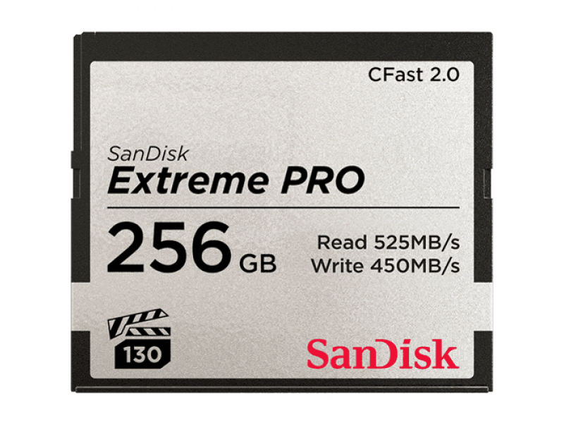 Sandisk CFAST 256GB 2.0 EXTREME Pro 525MB
