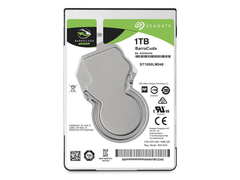 Seagate BarraCuda 1TB Interne Festplatte 2.5 ST1000LM048