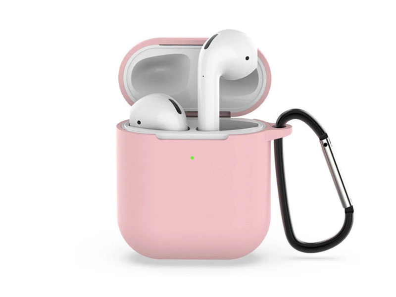 Silicon Case for Airpods 1 & 2 (Pink)