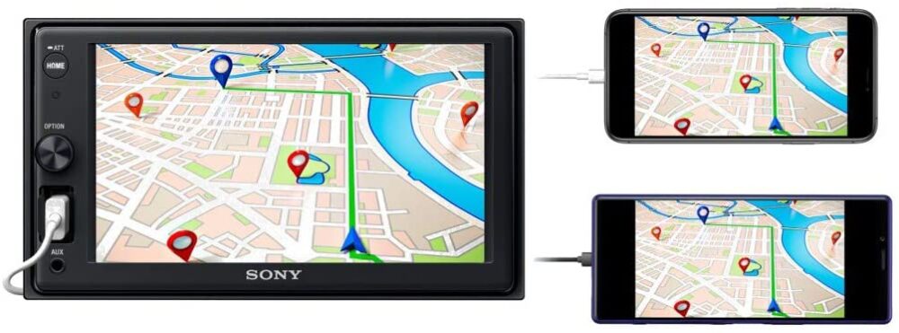 Sony Car Radio with WebLink 2.0 for Navigation XAV1500.EUR