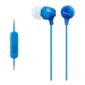 Sony MDR-EX15APLI Earphones with microfone Blau MDREX15APLI.CE7