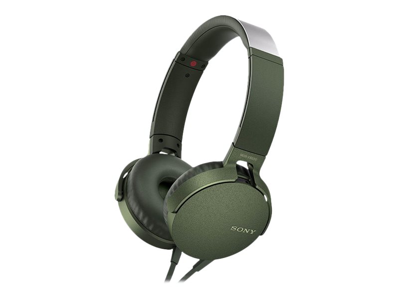 Sony MDR-XB550APG Headphones with microfone Green MDRXB550APG.CE7