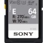 Sony SDXC E series 64GB UHS-II Class 10 U3 V30 - SFE64