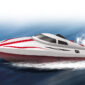 Speed Boat SYMA Q1 PIONEER 2.4G 2-Channel (Top speed of 25 km