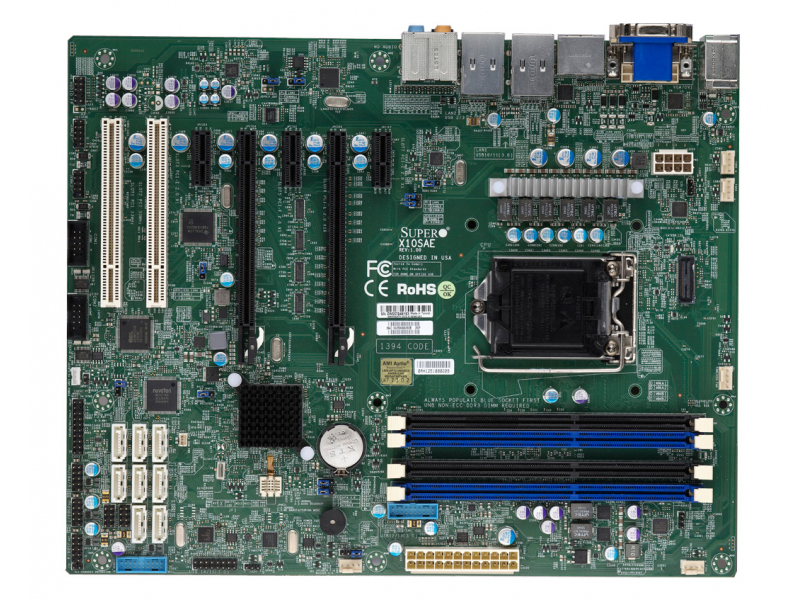 Supermicro ATX Motherboard - Skt 1150 Intel® C226 - 32 GB DDR3 MBD-X10SAE-O