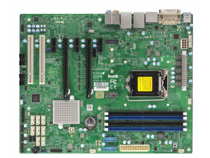Supermicro ATX Motherboard - Skt 1151 Intel® C236 - 64 GB DDR4 MBD-X11SAE-O