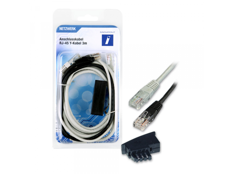 TAE Anschl. RJ45 Y-Kabel | Innovation IT 3B 301696 NETZWERK