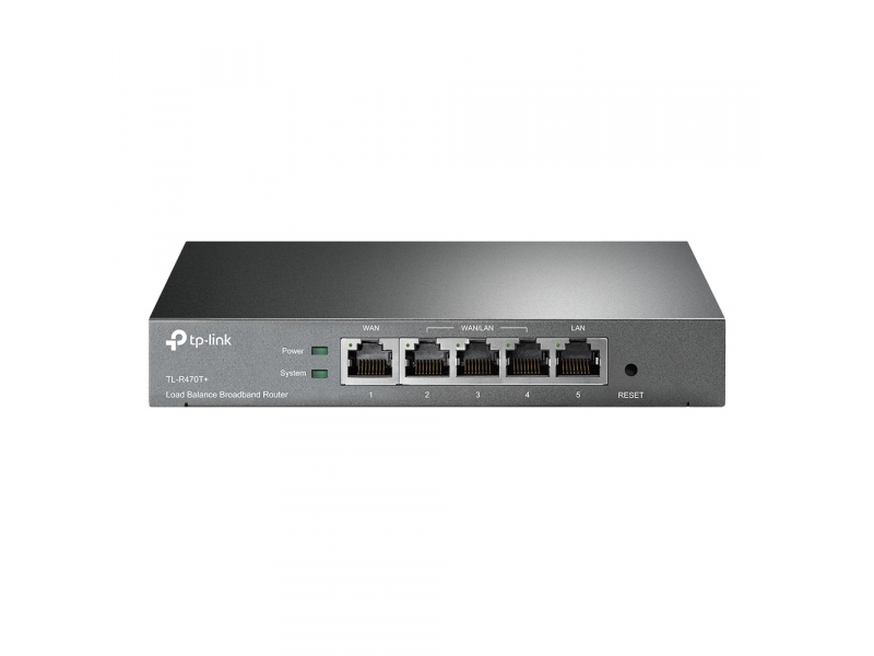 TP-LINK 5 Port Multi-WAN Router (bis 4xWAN) TL-R470T+