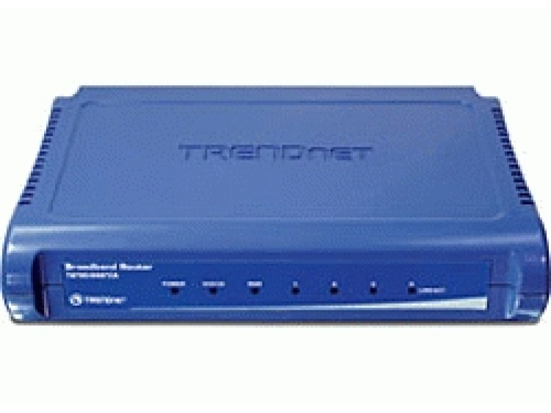 TRENDnet Router 4-Port 100MBit Broadband NAT Firewall-Schutz TW100-S4W1CA