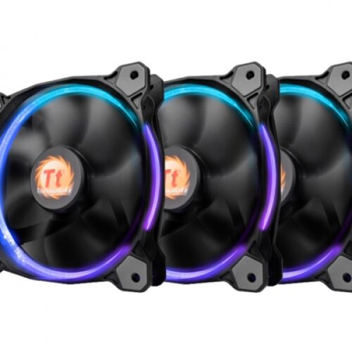 Thermaltake PC- Case Fan Riing 14 LED RGB 3pcs. SET CL-F043-PL14SW-B