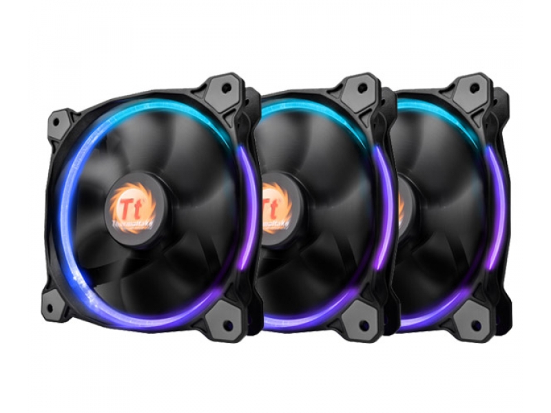 Thermaltake PC- Case Fan Riing 14 LED RGB 3pcs. SET CL-F043-PL14SW-B