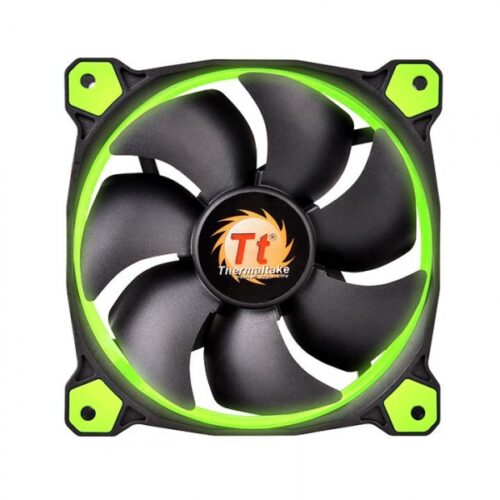 Thermaltake PC- Gehäuselüfter Riing 14 LED Green CL-F039-PL14GR-A