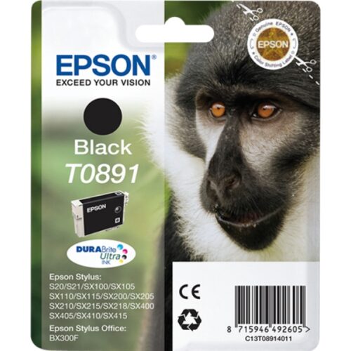 Tintenpatrone T0891 5,8ml schwarz - C13T08914011