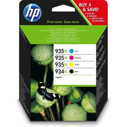 Tintenpatronen Value-Pack X4E14AE - NR.935XL Serie (cyan,magenta,gelb), NR.934XL (schwarz) X4E14AE