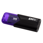 USB FlashDrive 128GB EMTEC B110 Click Easy (Violett) USB 3.2 (20MB