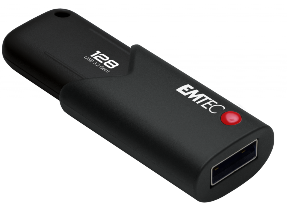 USB FlashDrive 128GB EMTEC B120 Click Secure USB 3.2 (100MB