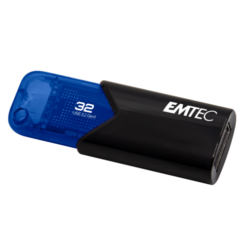 USB FlashDrive 32GB EMTEC B110 Click Easy (Blau) USB 3.2 (20MB