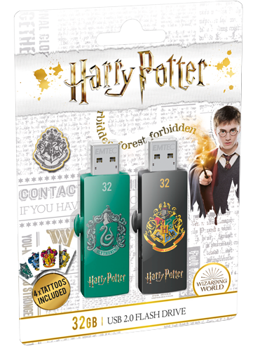 USB FlashDrive 32GB EMTEC M730 (Harry Potter Slytherin & Hogwarts) USB 2.0