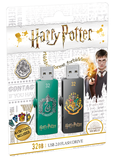USB FlashDrive 32GB EMTEC M730 (Harry Potter Slytherin & Hogwarts) USB 2.0