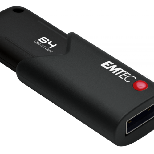 USB FlashDrive 64GB EMTEC B120 Click Secure USB 3.2 (100MB