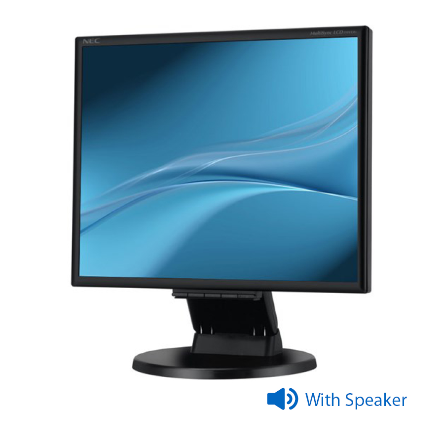 Used Monitor 195VXM TFT/Nec/19"/1280x1024/Silver/Black/w/Speakers/VGA & DVI-D