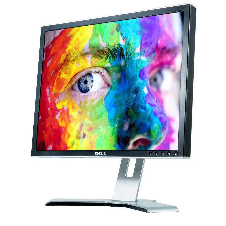 Used Monitor 2007FPx TFT/DELL/20"/1600x1200/Wide/Silver/Black/D-SUB & DVI-D & USB HUB