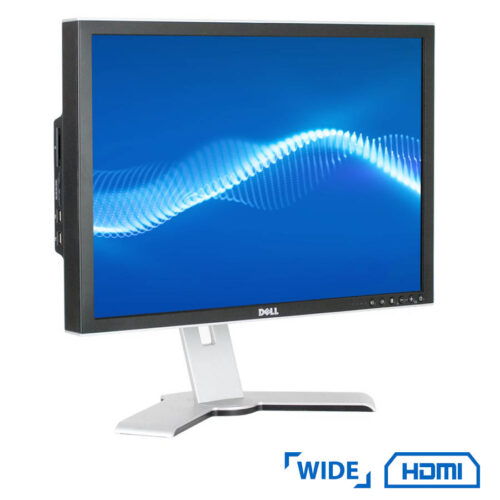 Used Monitor (A-) 2408WFPB TFT/Dell/24"/1920x1200/Wide/Silver/Black/D-SUB & DVI-D & HDMI & DP & USB
