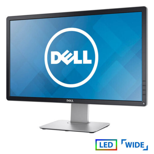 Used Monitor P2414Hx LED/Dell/24"/1920x1080/wide/Silver/Black/D-SUB & DVI-D & DP & USB HUB