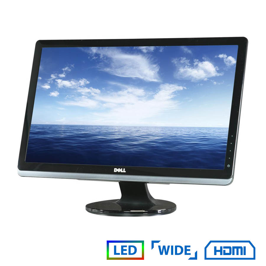 Used Monitor ST2220LC LED/Dell/22"/1920x1080/Wide/Black/D-SUB & DVI-D & HDMI & USB Hub