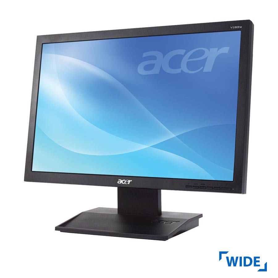 Used Monitor V193W TFT/ACER/19"/1440x900/Wide/Black/Grade B/VGA