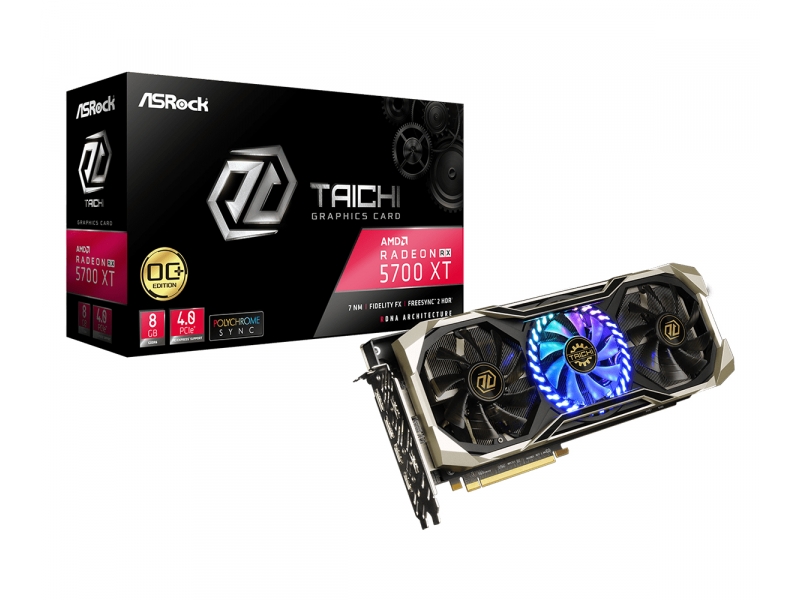 VGA ASRock Radeon RX 5700 XT 8GB Taichi X | Asrock - 90-GA19ZZ-00UANF