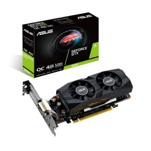 VGA Asus GeForce® GTX 1650 4GB LP OC BRK | ASUS - 90YV0D30-M0NA00