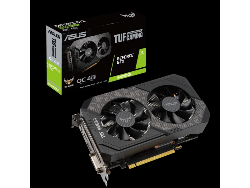 VGA Asus GeForce® GTX 1650 Super 4GB TUF GAMING OC | ASUS - 90VY0E42-M0NA00
