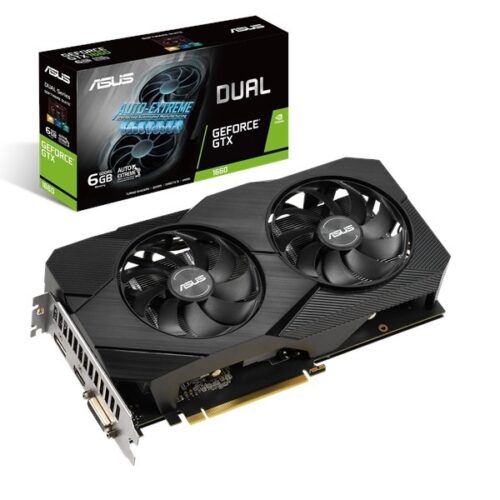 VGA Asus GeForce® GTX 1660 6GB Dual OC EVO | ASUS - 90YV0D11-M0NA00