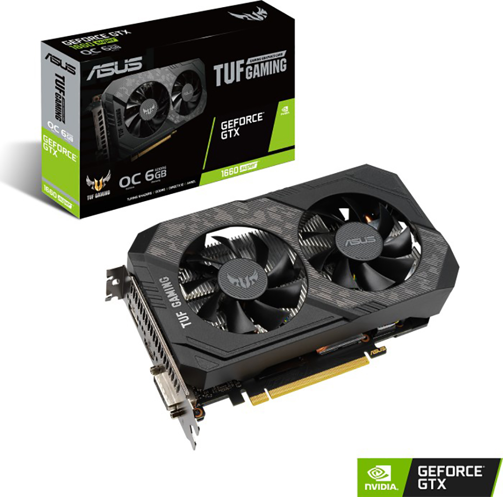 VGA Asus GeForce® GTX 1660 Super 6GB TUF | ASUS - 90YV0DT3-M0NA00