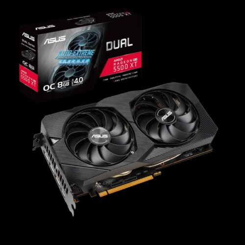VGA Asus Radeon RX 5500 XT 8GB DUAL OC EVO | ASUS - 90YV0DV1-M0NA00