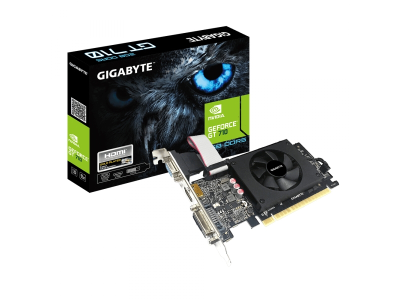 VGA Gigabyte GeForce® GT 710 2GB D5 2GIL low profile | Gigabyte - GV-N710D5-2GIL