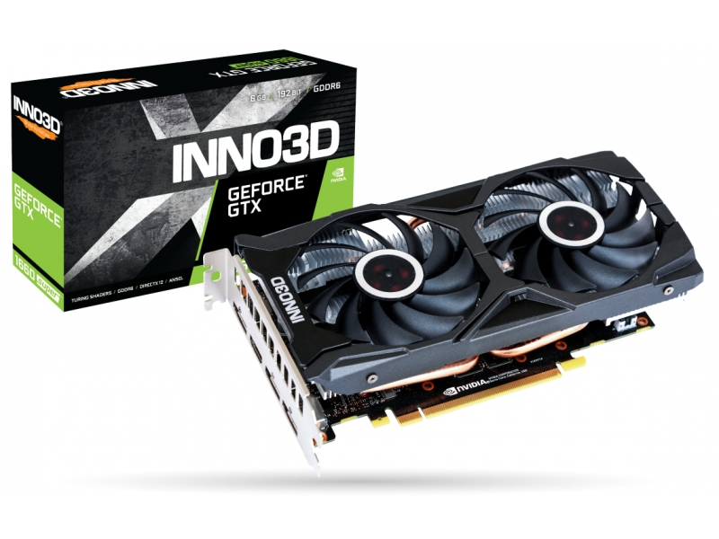 VGA Inno3D GeForce® GTX 1660 Super 6GB Twin X2 | Inno3D - N166S2-06D6-1712VA15L