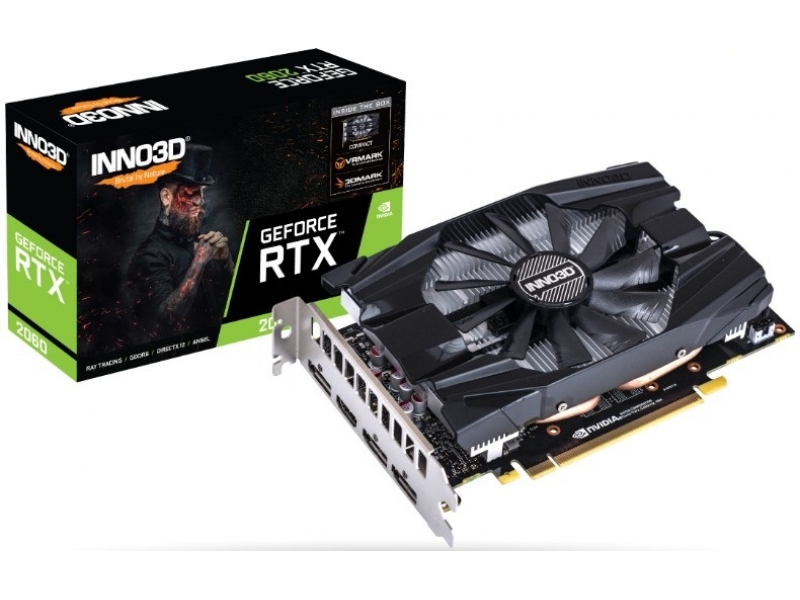 VGA Inno3D GeForce® RTX 2060 6GB Compact X1 | Inno3D - N20601-06D6-1710VA20