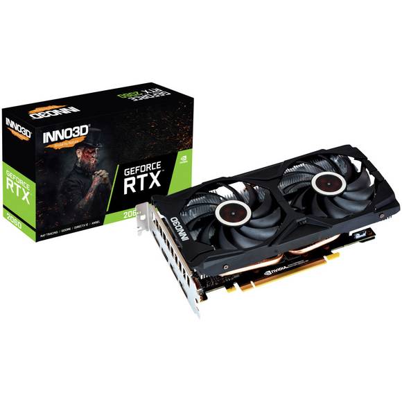 VGA Inno3D GeForce® RTX 2060 6GB Twin X2 | Inno3D - N20602-06D6-1710VA15L