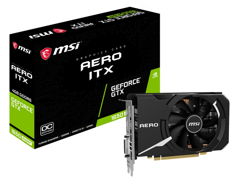 VGA MSI GeForce® GTX 1650 Super 4GB AERO ITX OC | MSI - V809-3295R