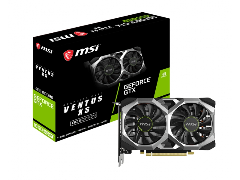 VGA MSI GeForce® GTX 1650 Super 4GB VENTUS XS OC | MSI - V809-3294R