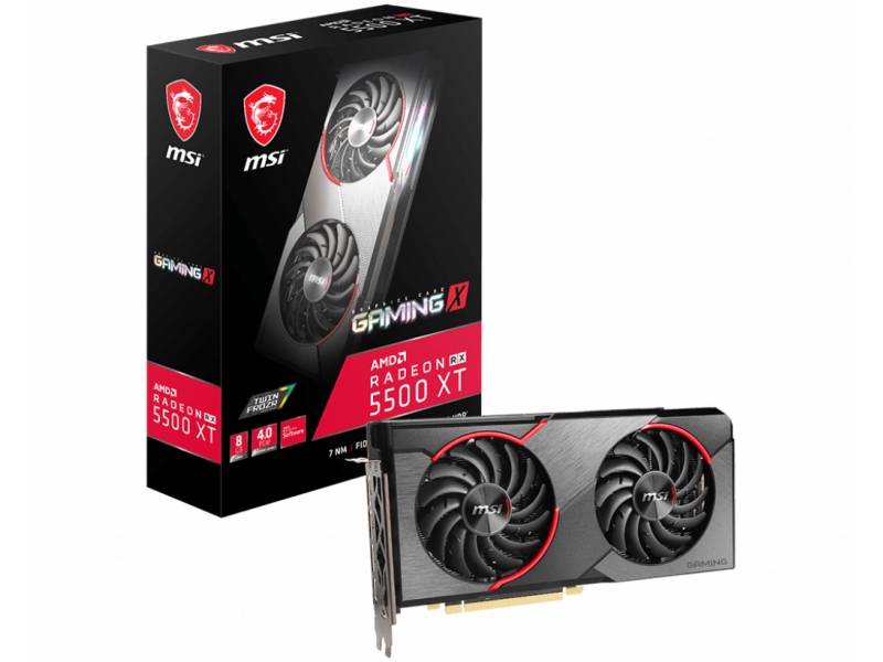 VGA MSI Radeon RX 5500 XT GAMING X 8G | MSI - V382-001R