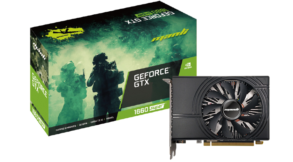 VGA Man GeForce® GTX 1660 Super 6GB Mini | Manli - N52416600M14310