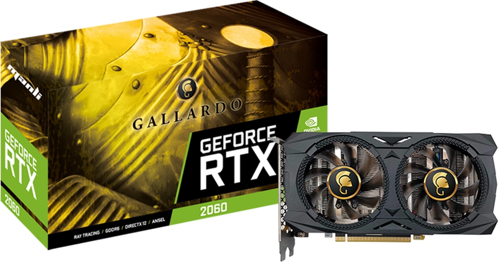 VGA Man GeForce® RTX 2060 6GB Gallardo | Manli - N53720600M24355