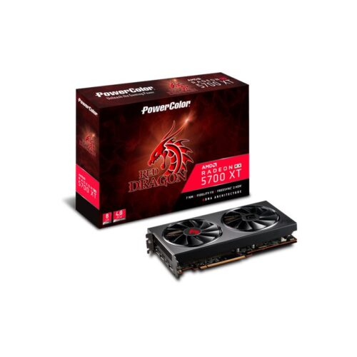 VGA PowerColor Radeon Red Dragon RX 5700XT 8GB GDDR6 | PowerColor - AXRX 5700XT 8GBD6-3DHR